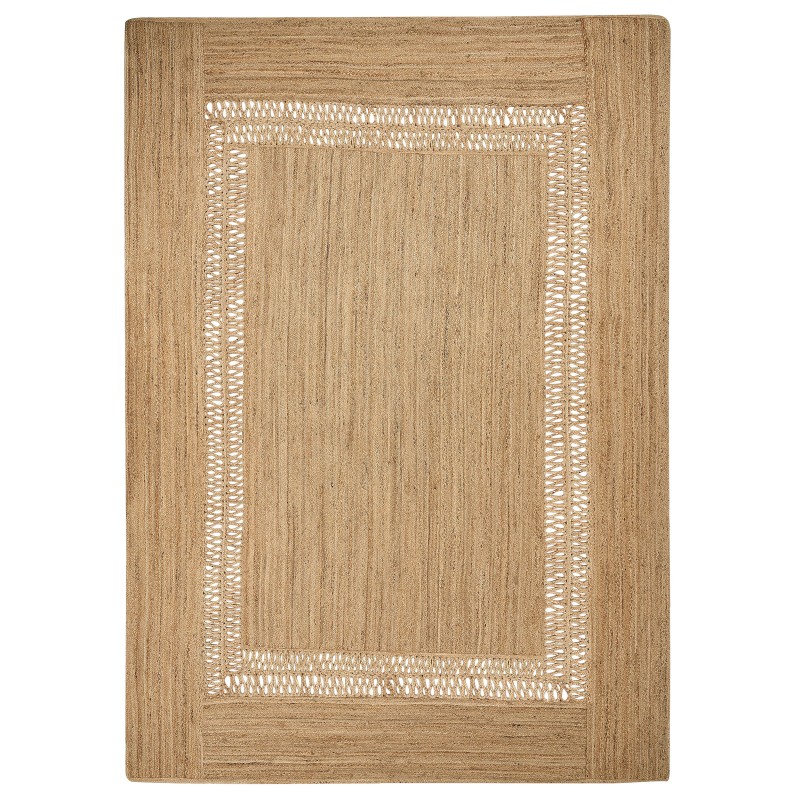 Dywan z juty 160 x 230 cm beżowy YENIKOY