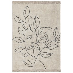 Dywan bawełniany 160 x 230 cm beżowo-czarny SAZLI