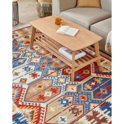 Dywan wełniany kilim 160 x 230 cm wielokolorowy VANASHEN