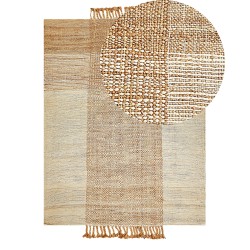 Dywan z juty 140 x 200 cm beżowy HAMZALAR