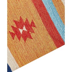 Dywan bawełniany kilim 200 x 300 cm wielokolorowy TARONIK