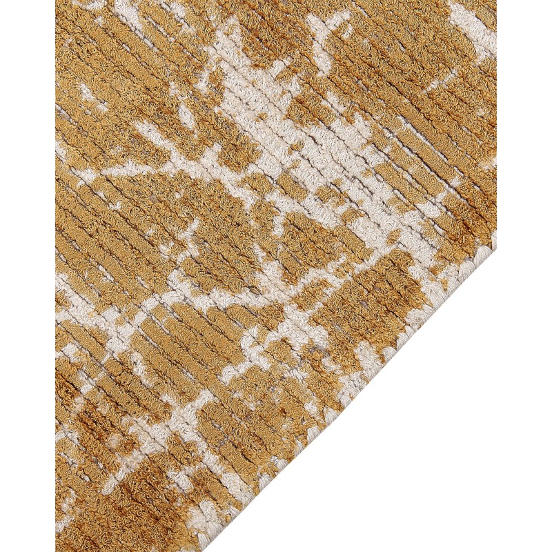 Dywan z wiskozy 140 x 200 cm pomarańczowy HANLI