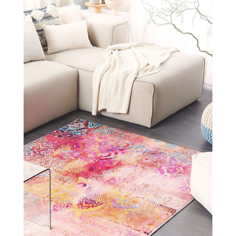 Dywan 140 x 200 cm wielokolorowy ISPARTA