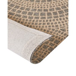 Dywan z juty 160 x 230 cm beżowy z szarym ARIBA