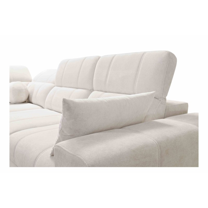 Ecksofa Ballagio II Mix mit Schlaf- und Relaxfunktion | Beste Qualität Flechtwerk, Spring 1116