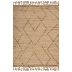 Dywan z juty 200 x 300 cm beżowy HANDERE