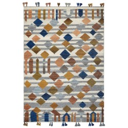 Dywan wełniany kilim 200 x 300 cm wielokolorowy KASAKH