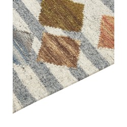 Dywan wełniany kilim 200 x 300 cm wielokolorowy KASAKH