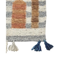 Dywan wełniany kilim 200 x 300 cm wielokolorowy KASAKH