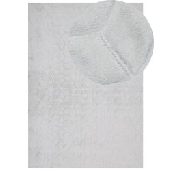 Dywan sztuczne futro królika 160 x 230 cm miętowy szary THATTA