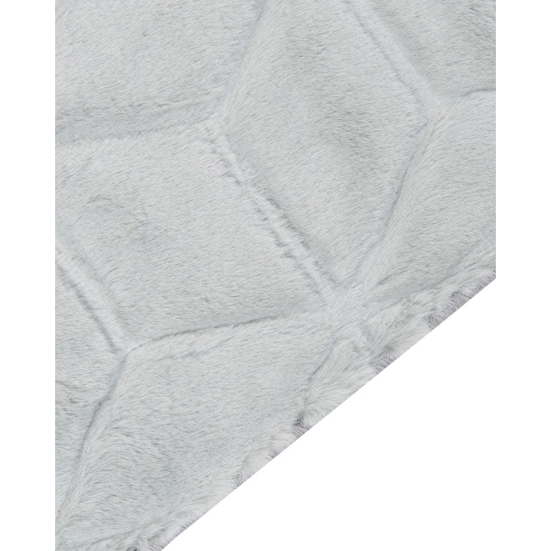 Dywan sztuczne futro królika 160 x 230 cm miętowy szary THATTA