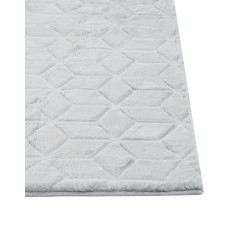 Dywan sztuczne futro królika 160 x 230 cm miętowy szary THATTA