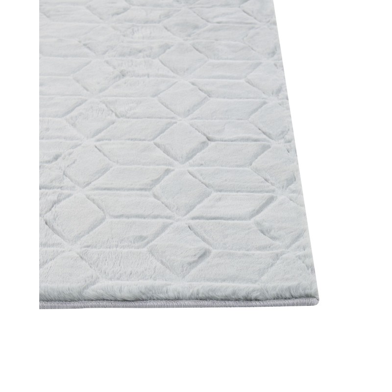 Dywan sztuczne futro królika 160 x 230 cm miętowy szary THATTA