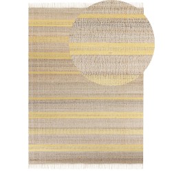 Dywan z juty 160 x 230 cm beżowo-żółty TALPUR