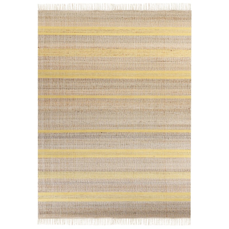 Dywan z juty 160 x 230 cm beżowo-żółty TALPUR
