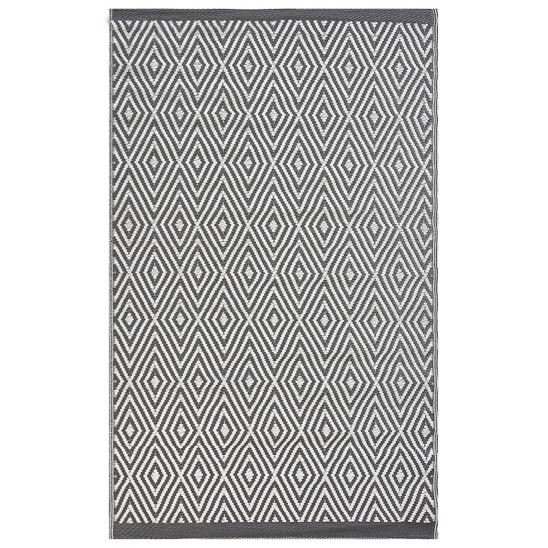 Dywan zewnętrzny 120 x 180 cm szary SIKAR