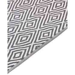 Dywan zewnętrzny 120 x 180 cm szary SIKAR