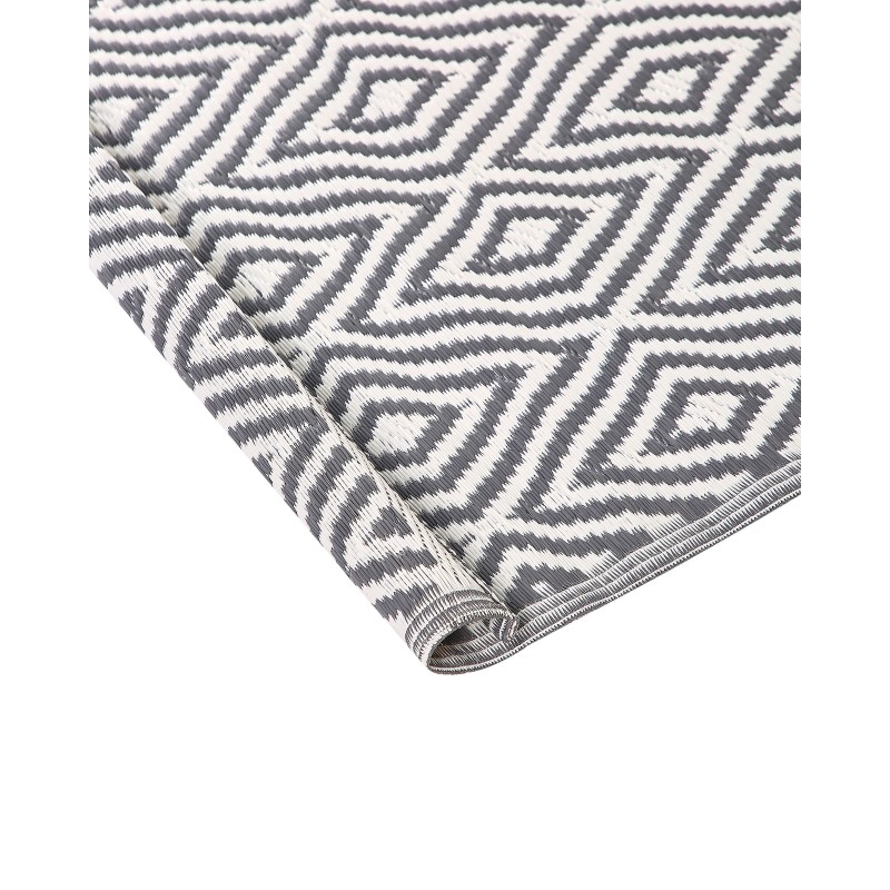 Dywan zewnętrzny 120 x 180 cm szary SIKAR