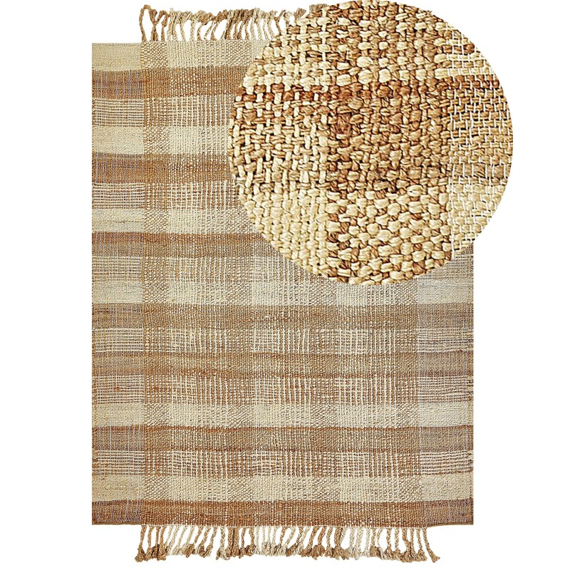 Dywan z juty 160 x 230 cm beżowy BERISSA