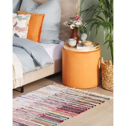Dywan bawełniany 80 x 150 cm wielokolorowy MERSIN