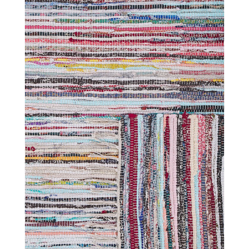 Dywan bawełniany 80 x 150 cm wielokolorowy MERSIN
