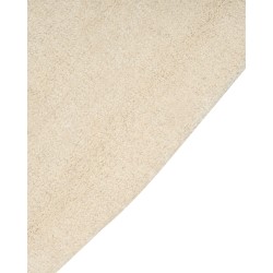 Dywan z wiskozy 160 x 160 cm beżowy GORANO