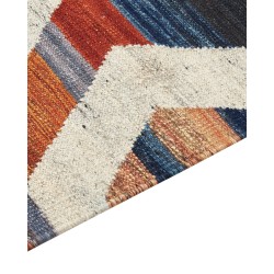 Dywan wełniany kilim 200 x 300 cm wielokolorowy MRGASHAT