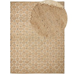 Dywan z juty 300 x 400 cm beżowy KALEKOY