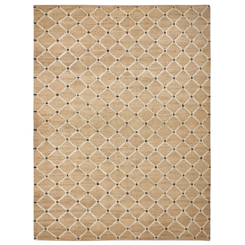 Dywan z juty 300 x 400 cm beżowy KALEKOY