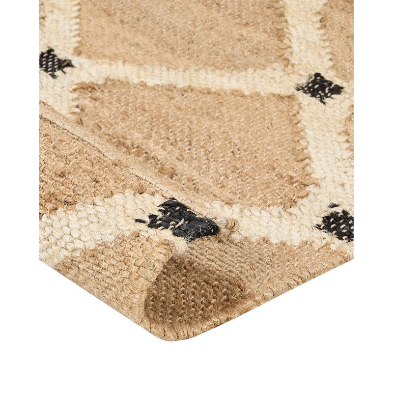 Dywan z juty 300 x 400 cm beżowy KALEKOY