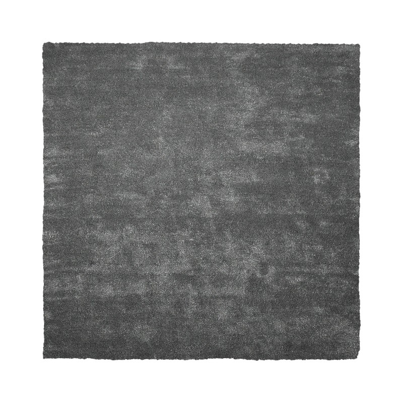 Dywan shaggy 200 x 200 cm ciemnoszary DEMRE