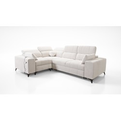 Ballagio II Mix Corner Sofa with Sleeping and Relax Function | Best Quality Woven Fabric, Spring 1115