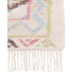 Dywan z juty 80 x 150 cm wielokolorowy TERKOS