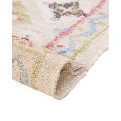 Dywan z juty 80 x 150 cm wielokolorowy TERKOS