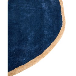 Dywan z wiskozy 200 x 200 cm granatowy KANRACH