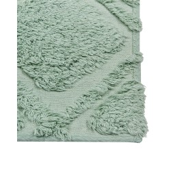 Dywan bawełniany 80 x 150 cm zielony HATAY