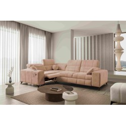 Ecksofa Ballagio II Mix mit Schlaffunktion und Relaxfunktion | Beste Qualität Geflecht, Spring 1112