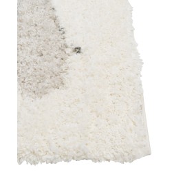 Dywan Shaggy 200 x 300 cm biało-szary MASIS