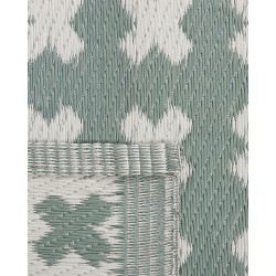 Dywan zewnętrzny 90 x 180 cm zielony ROHTAK