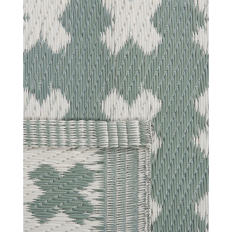 Dywan zewnętrzny 90 x 180 cm zielony ROHTAK