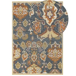 Dywan wełniany 160 x 230 cm wielokolorowy UMURLU