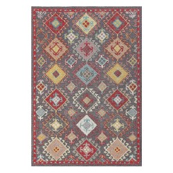 Dywan wełniany 140 x 200 cm wielokolorowy FINIKE