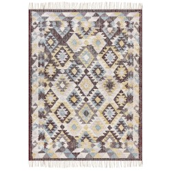 Dywan z juty 160 x 230 cm wielokolorowy FENER