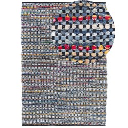 Dywan bawełniany 160 x 230 cm wielokolorowy ALANYA