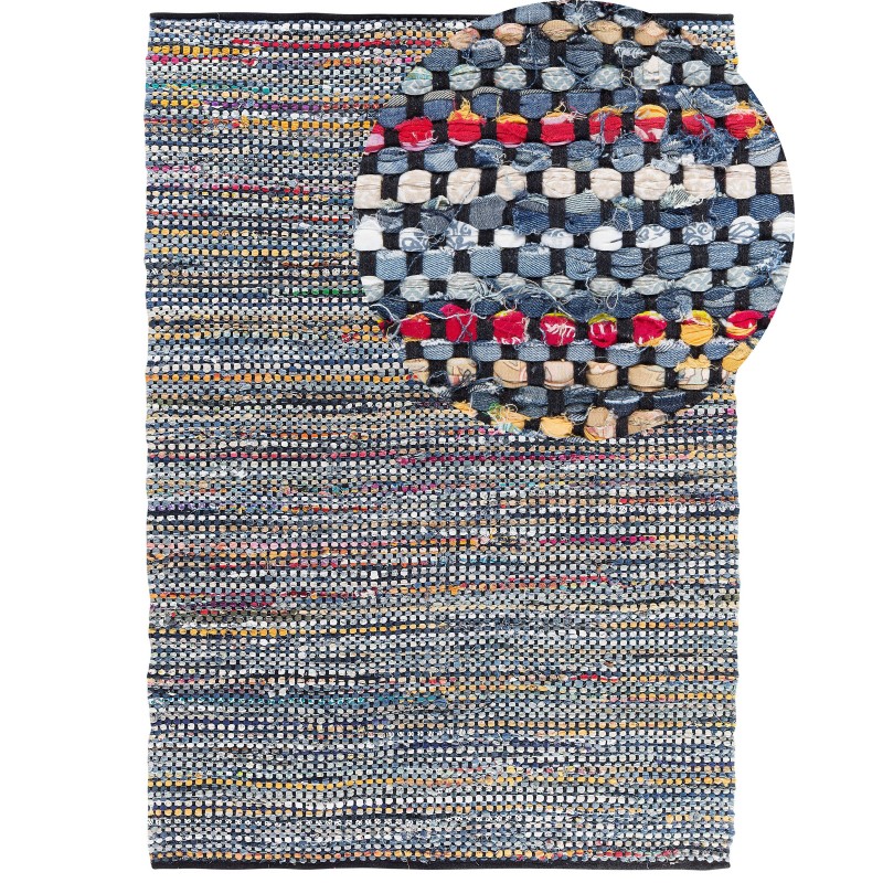 Dywan bawełniany 160 x 230 cm wielokolorowy ALANYA