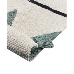 Dywan dziecięcy bawełniany 140 x 200 cm wielokolorowy ALAKOL