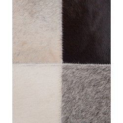 Dywan patchwork skórzany 160 x 230 cm wielokolorowy SOKE