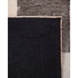 Dywan patchwork skórzany 160 x 230 cm wielokolorowy SOKE