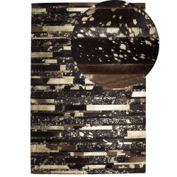 Dywan skórzany 160 x 230 cm brązowy ARTVIN