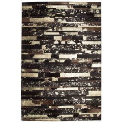 Dywan skórzany 160 x 230 cm brązowy ARTVIN